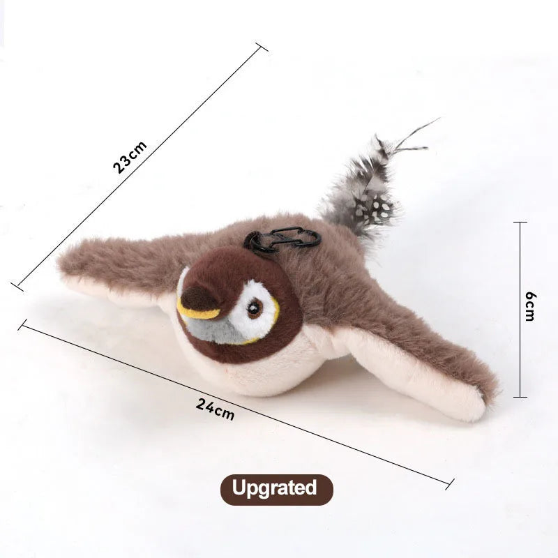 Interactive Flying Bird Toy For Cats