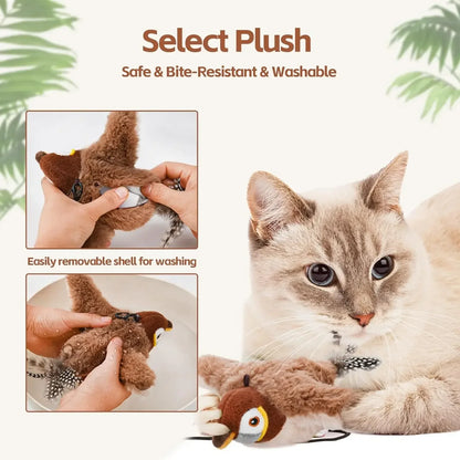Interactive Flying Bird Toy For Cats