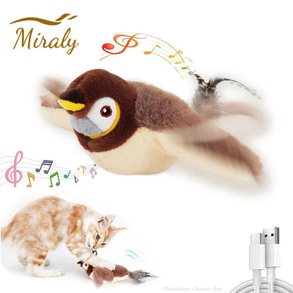 Interactive Flying Bird Toy For Cats